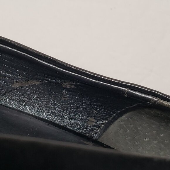 Etienne Aigner Womens Penny Shoes Heels Size 10 Preppy Block Heels VTG - Picture 10 of 10